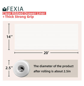 FEXIA shelf liner non-slip surface prevents shifting during use