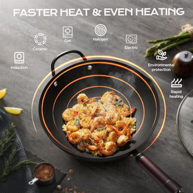 FGJ induction-compatible wok works across all cooktops
