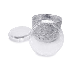 Fig & Leaf recyclable aluminum foil pans for convenient cleanup.
