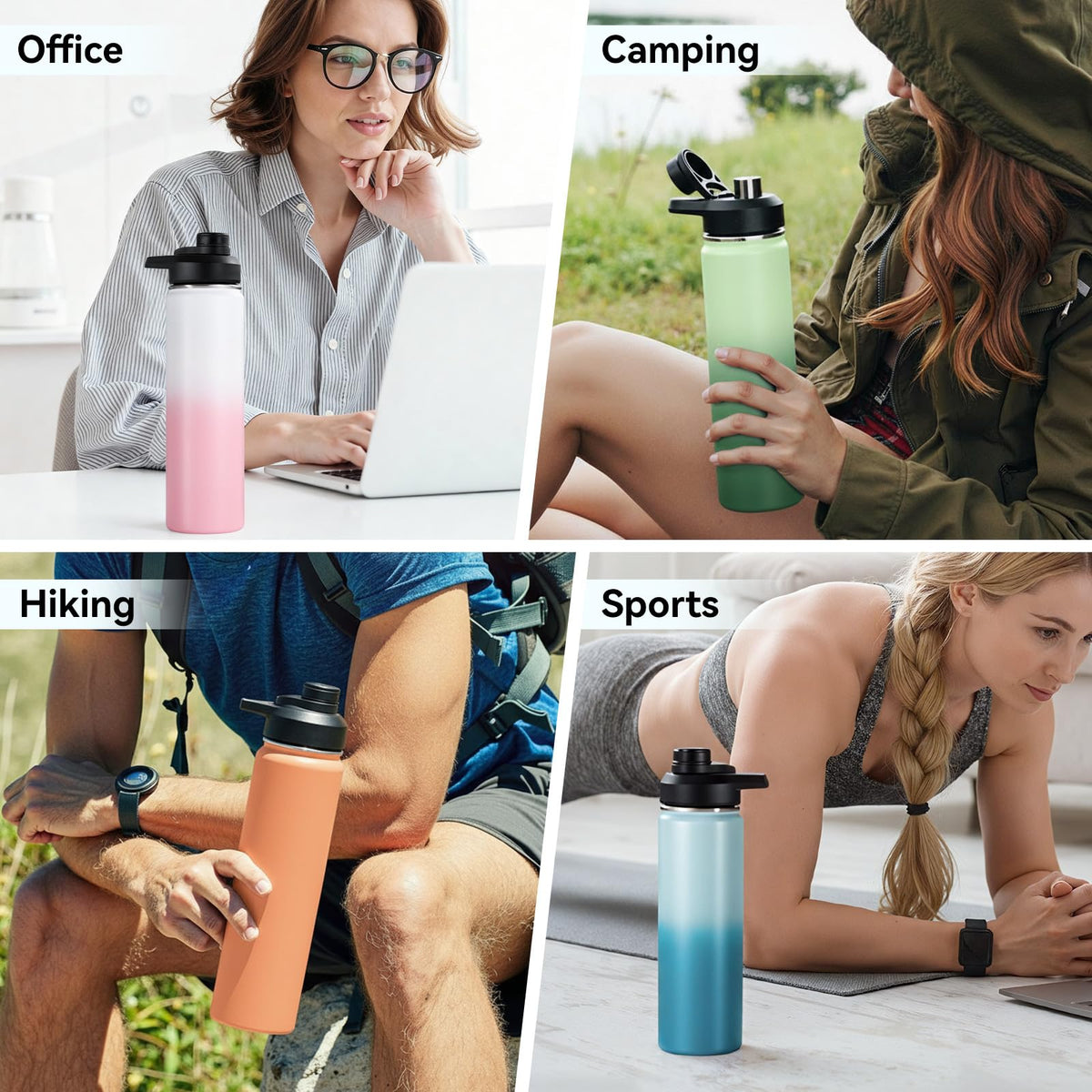 Fijinhom bottle sweat-proof coating keeps hands dry.
