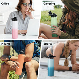 Fijinhom Jungle Fade bottle with handle offers easy carry during workouts or travel.