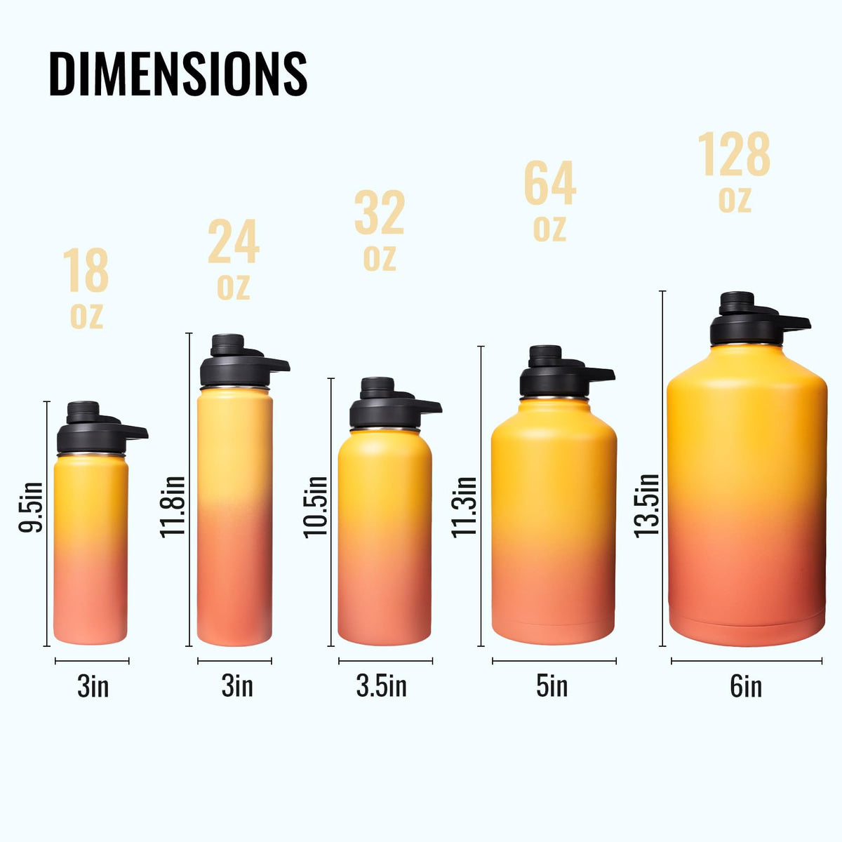 Fijinhom yellow-orange gradient adds vibrant style to outdoor activities.