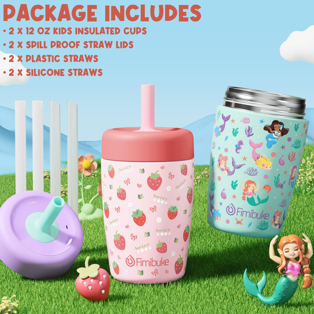 Fimibuke two-pack set provides convenient family hydration.