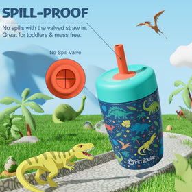 Fimibuke colorful designs on kids water bottle for lively hydration