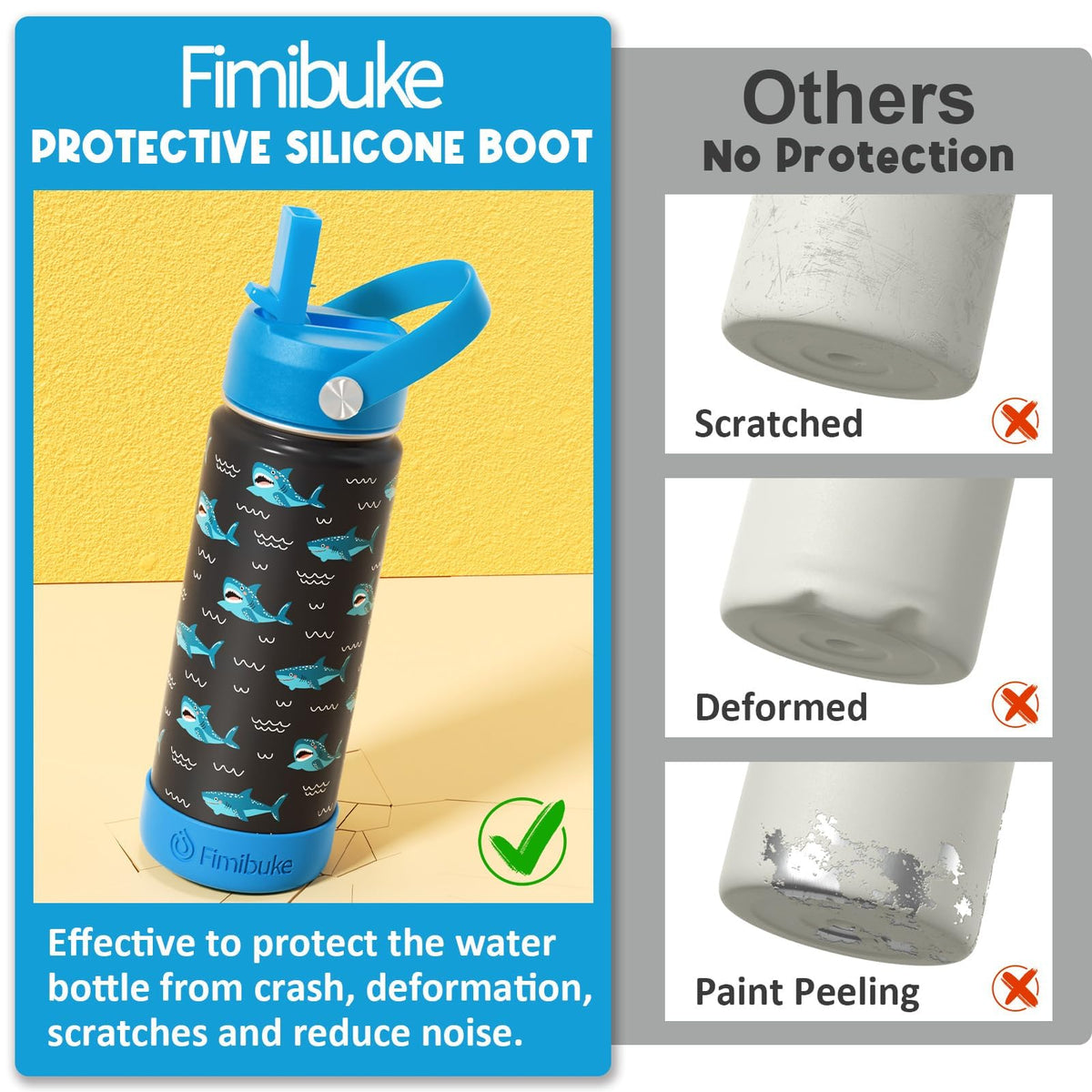 Fimibuke kids bottle carrying handle for on-the-go use
