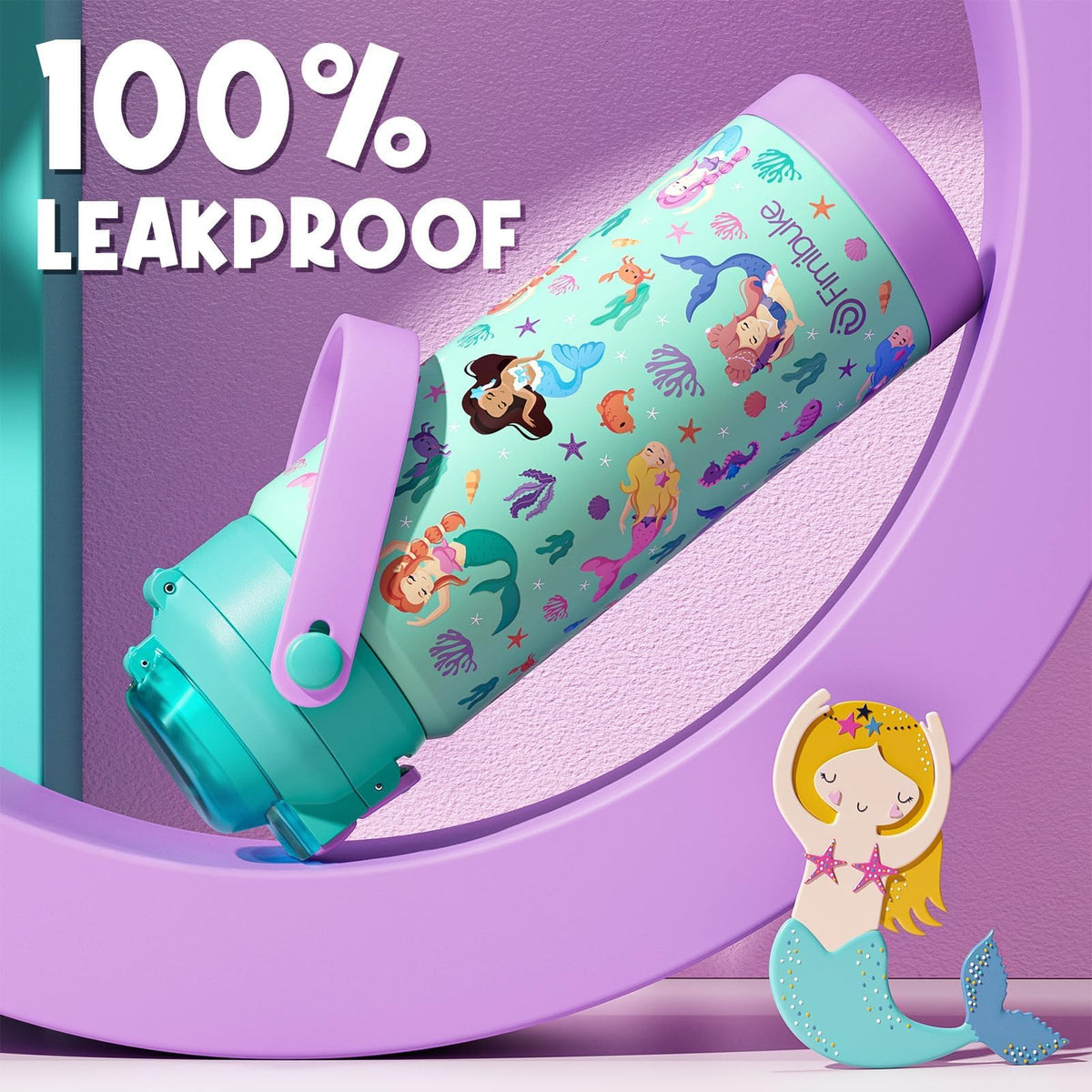 Fimibuke leak-proof cap prevents spills during school or travel