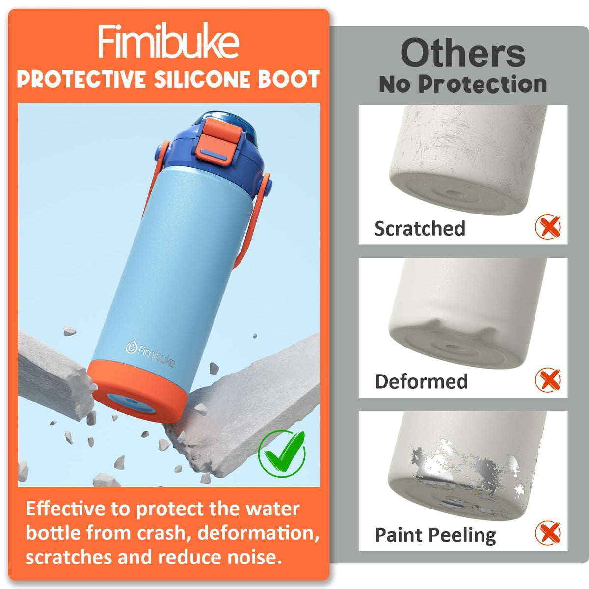 Fimibuke sweat-free design reduces condensation on hands and bags