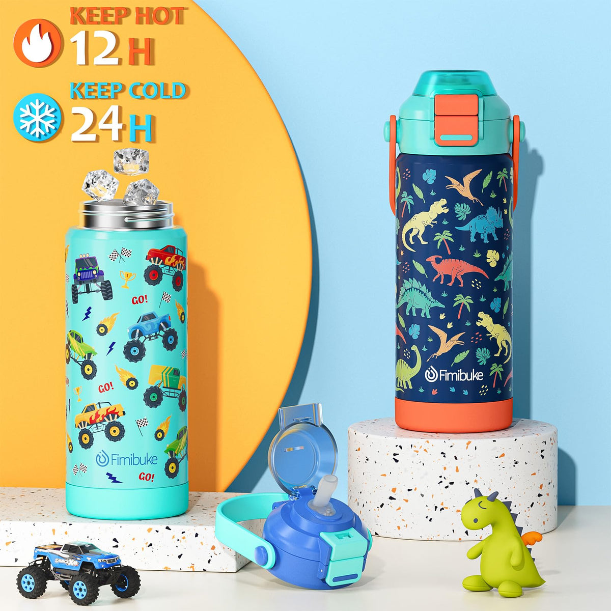 Fimibuke vacuum-insulated tumbler keeps drinks cold up to 24 hours and hot up to 12