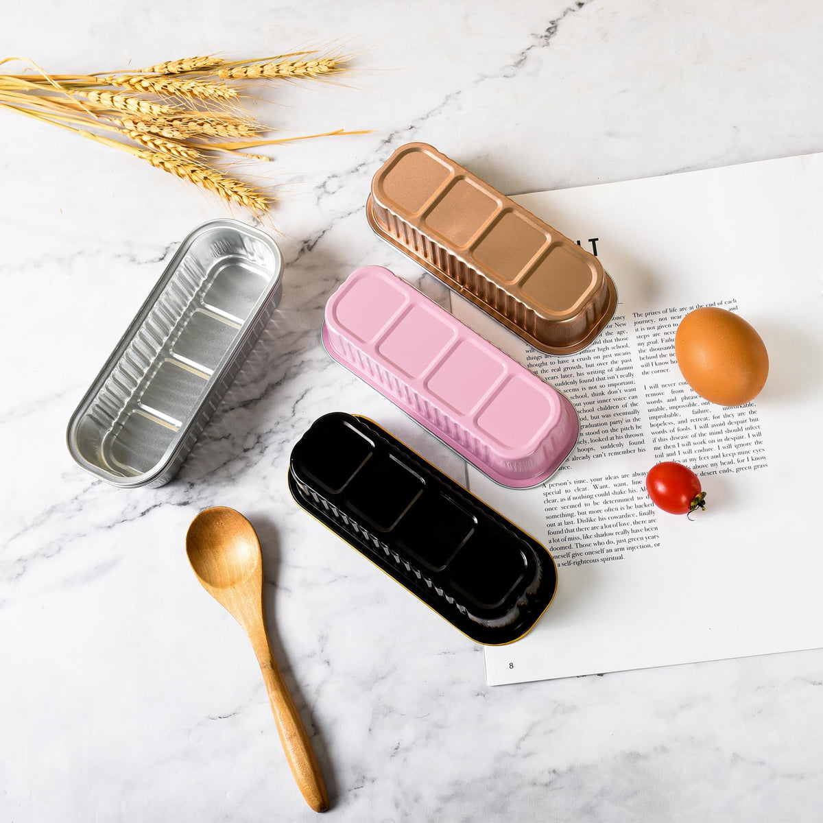 Findful spoons included for easy serving and sampling.