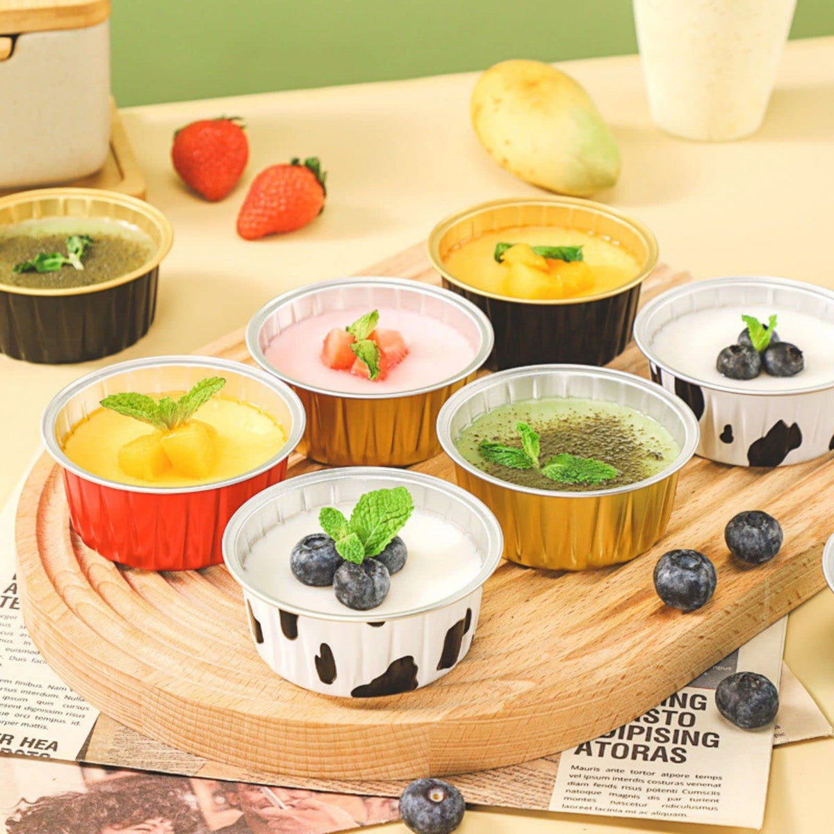 Findful transport-ready cups with lids for catering and events.