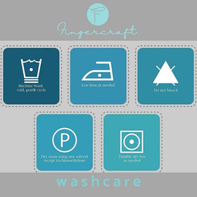 FINGERCRAFT easy-care napkin, machine washable and color-retaining with cold wash