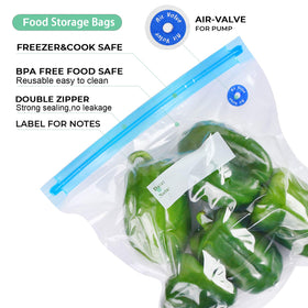 FIRAWER bundle includes air valves and clips for easy sous vide prep.