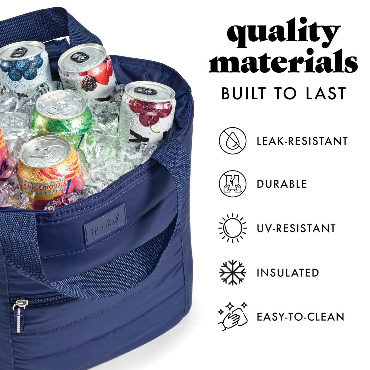 Fit & Fresh Mari front pocket for quick access to essentials.