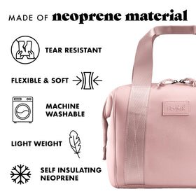 Remi lunch bag made of machine washable neoprene for easy cleaning