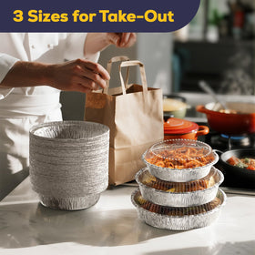 Fit Meal Prep pans suit delis and catering for quick service