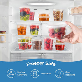 Fit Meal Prep freezer-safe storage container keeps foods fresh longer