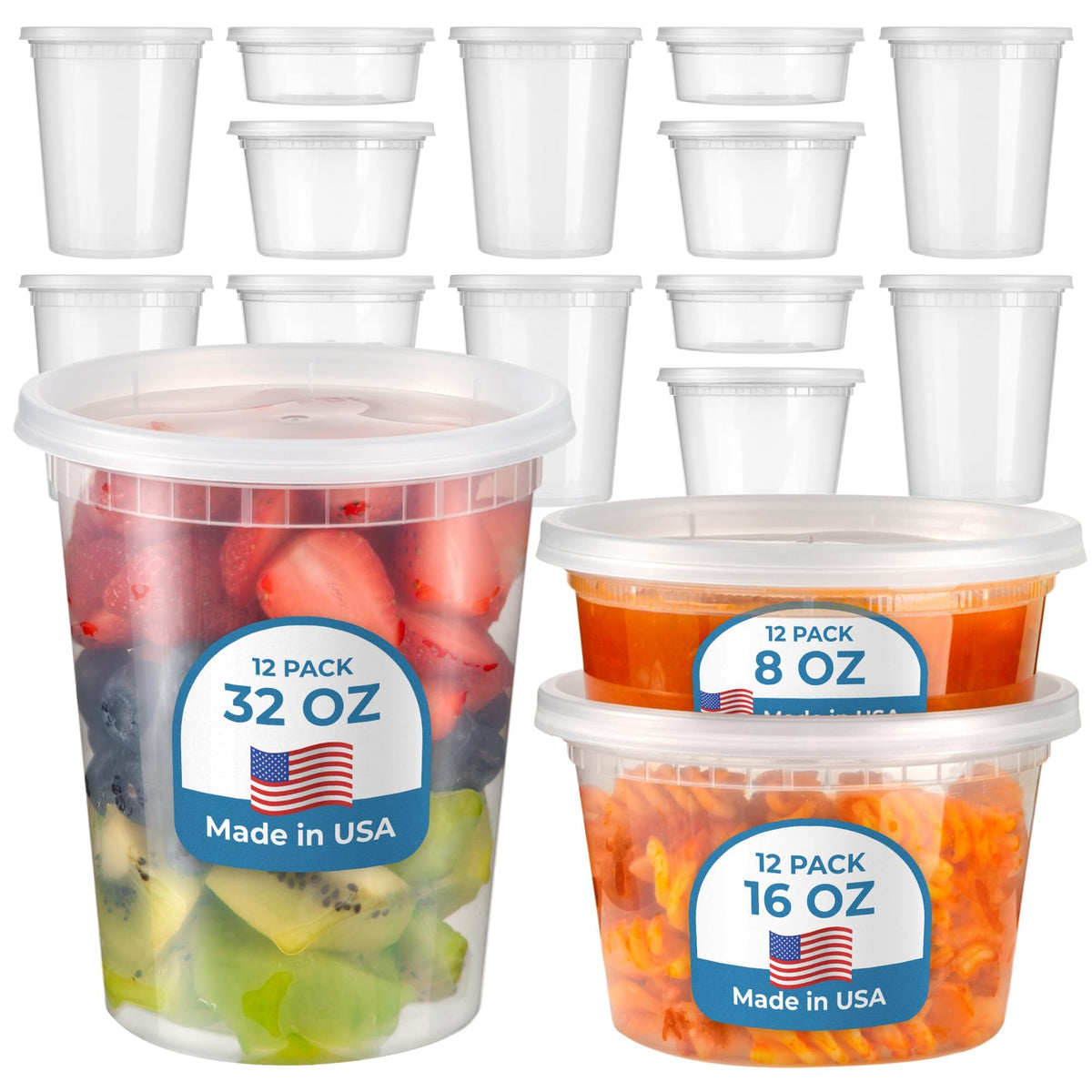 Fit Meal Prep quart container with lid ready for organized meal prep
