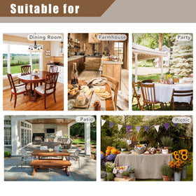 Fitable Nature machine-washable tablecloth for convenient cleaning