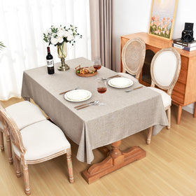 Fitable Nature neutral-tone tablecloth set to match various decors