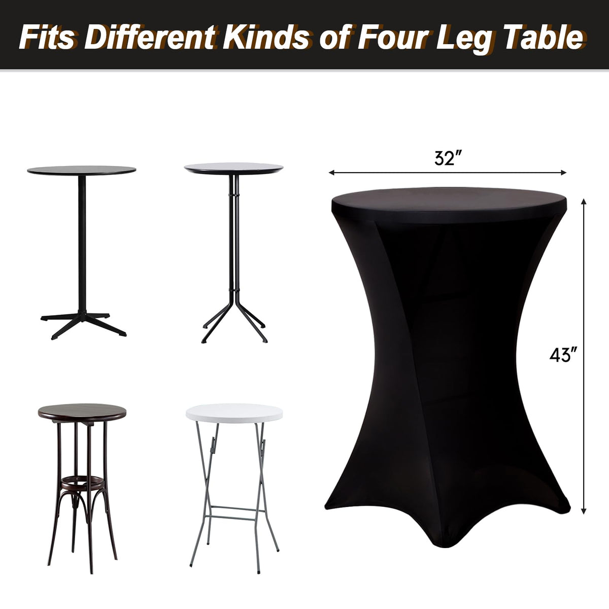 Fixwal highboy leg pockets protect fabric and prevent slipping.