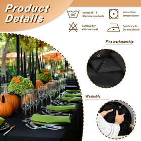 Fixwal tablecloth on dining table ideal for weddings