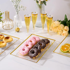 FOCUSLINE cupcake and dessert trays highlight treats at parties.