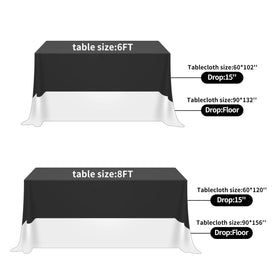 Fokitut rectangle tablecloth stain-resistant surface for quick cleanup after meals.