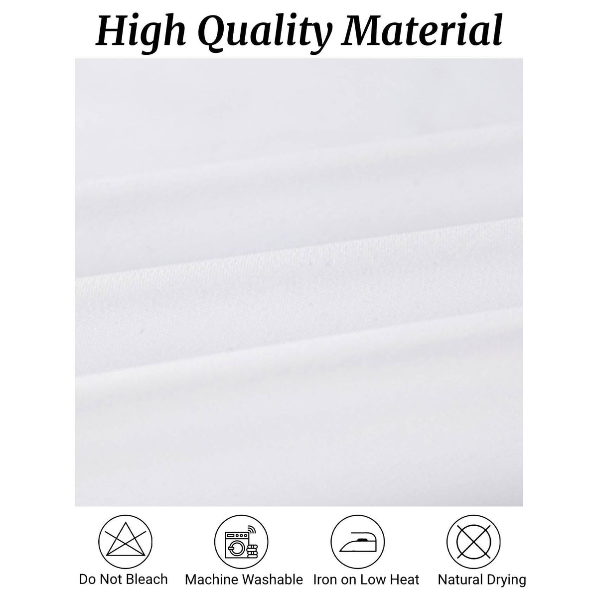 Fokitut rectangle tablecloth wrinkle-free keeps your setup neat for any occasion.