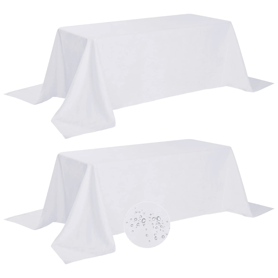 Fokitut waterproof tablecloth close-up showing durable polyester fabric for everyday protection.