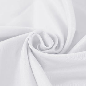 Fokitut wrinkle-free tablecloth neatly spread on a table