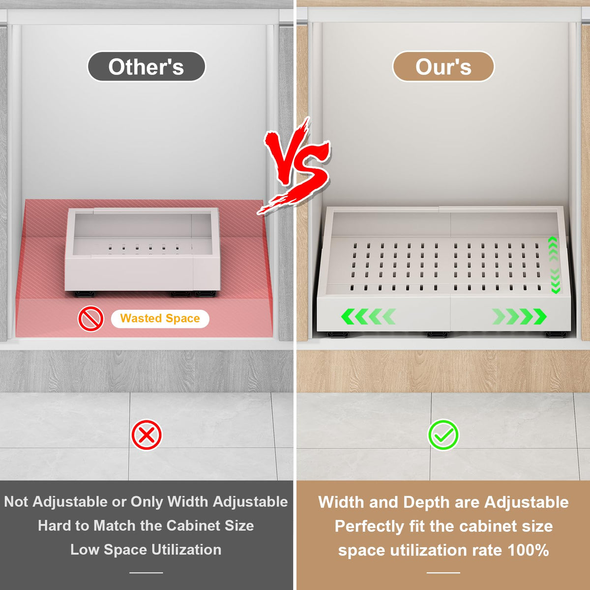 Fokyfok kitchen-pantry pull-out shelves improve accessibility for pots, cans, and appliances