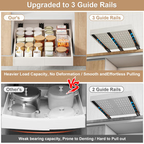 Fokyfok upper cabinet storage and pantry organization solution