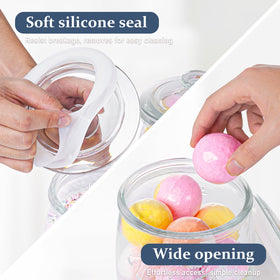 Folinstall BPA-free dishwasher-safe glass preserves flavors and resists odors.