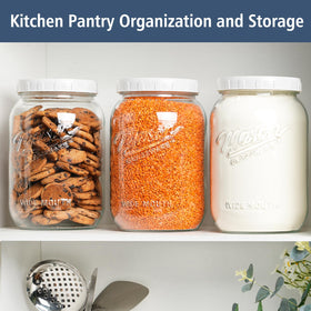 Folinstall kitchen storage for coffee beans with easy visibility and access.