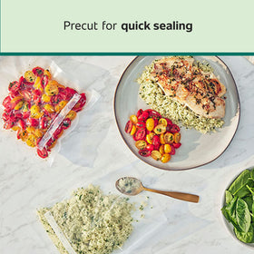 Airtight seal from FoodSaver bags preserving freshness and moisture