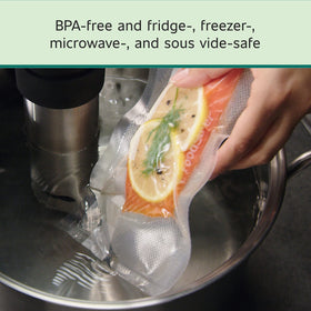 Multi layer design FoodSaver bags extend freshness and flavor