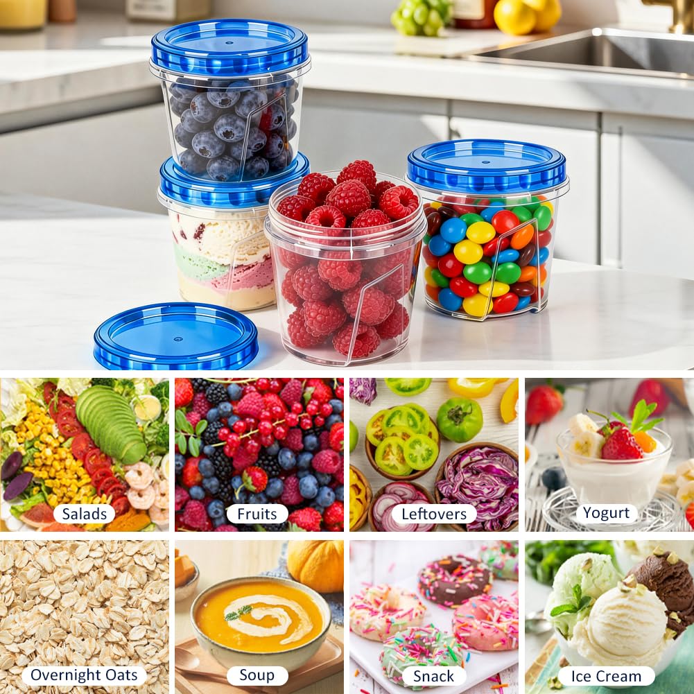 Microwave safe with lids removed and dishwasher safe for easy cleanup.