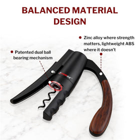 Forge ball-bearing mechanism close-up shows effortless lever action