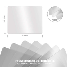 Fotouzy cutting mat knife-friendly surface protects countertops during chopping