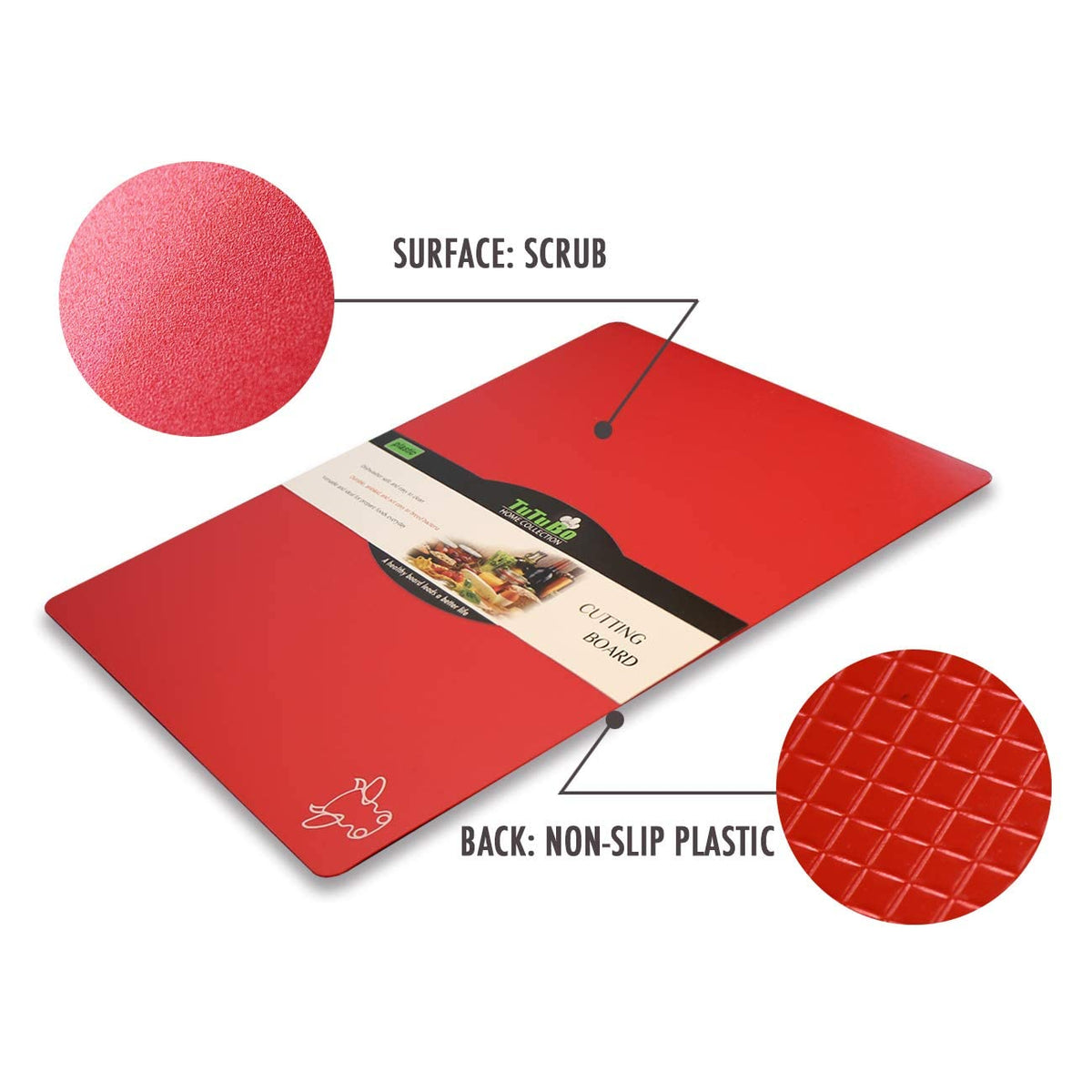 Fotouzy cutting mats with blue fish icon for clean seafood handling.