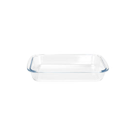 FOYO Basics oven-safe tempered glass dish keeps meals even after baking.
