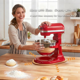Fracijuy Food-grade Bamboo design adds warmth while protecting delicate kitchen surfaces.