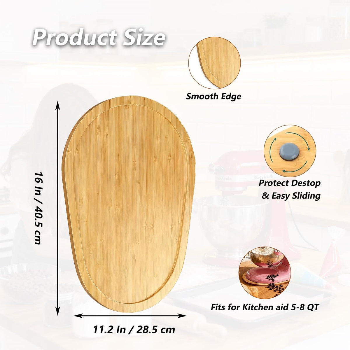 Fracijuy Space-saving Helper simplifies pull-out storage on counters.