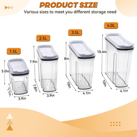 FreshKeeper odorless sealed containers keep pantry fresh