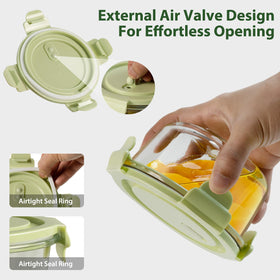 Freshmage borosilicate glass safe for oven and microwave reheating.