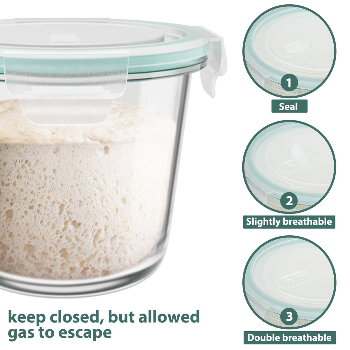 Freshmage borosilicate glass storage is safe in dishwasher and oven