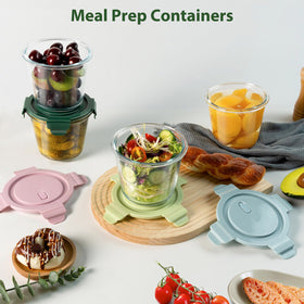 Oven and freezer safe design handles reheating and frozen storage with ease.