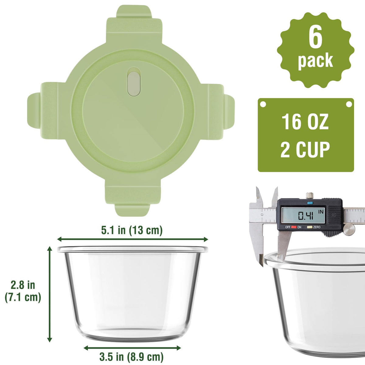 Freshmage leakproof lids provide airtight seal to prevent spills during transport.