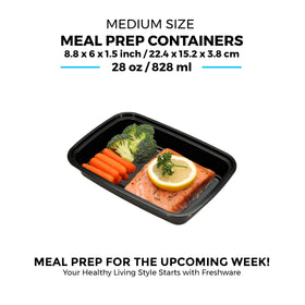 Freshware BPA-free polypropylene construction emphasizes safety and reuse.