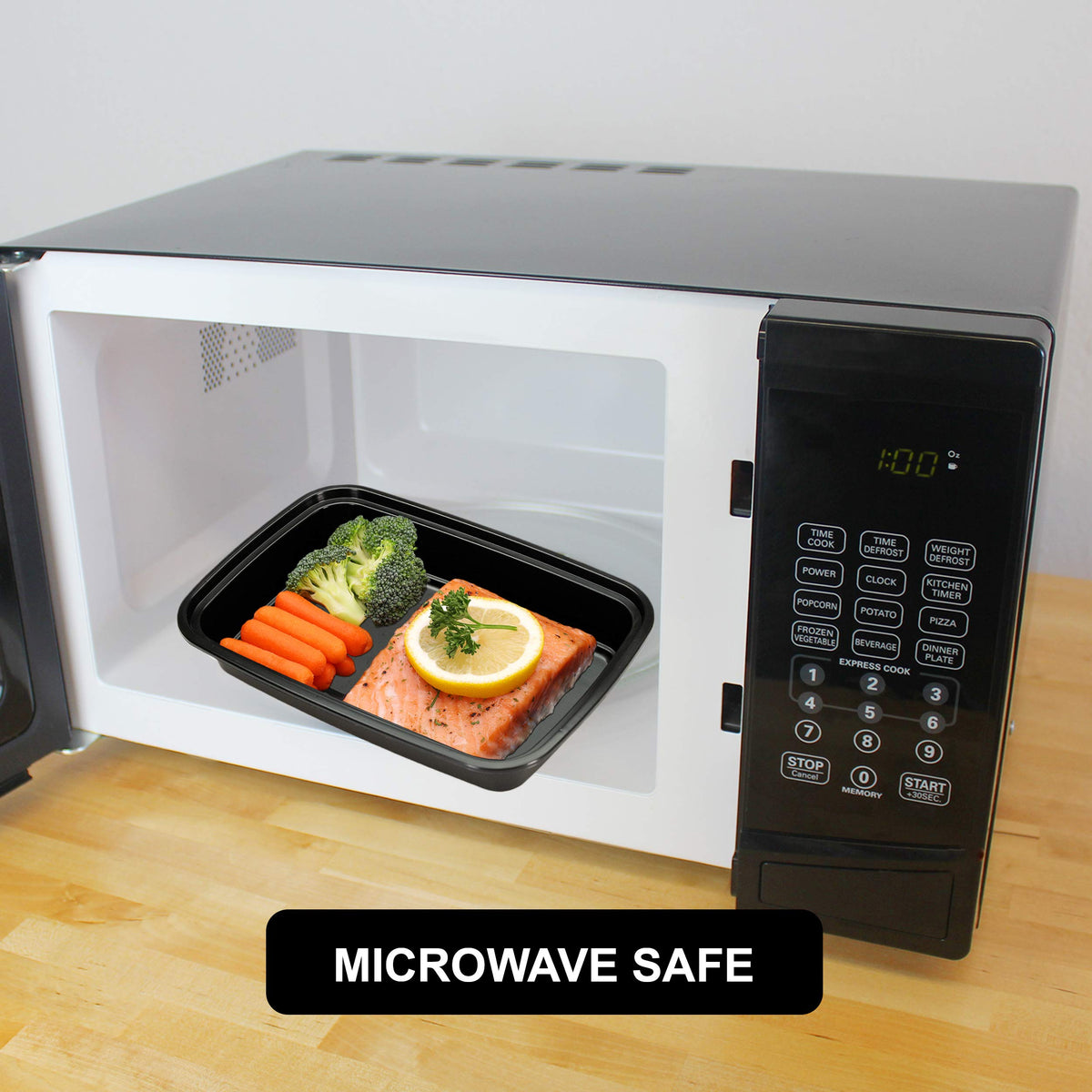 Freshware dishwasher-safe design simplifies cleanup after meals.